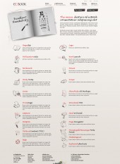 ecBook website - features page2