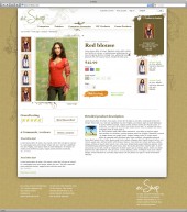 ecShop - Organic template detail page with added product
