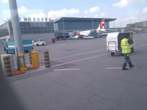 The very exciting airport in Luxembourg