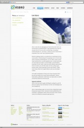 Ásbrú.is - Text page design Ásbrú.is - Text page design